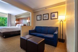 En eller flere senge i et værelse på Comfort Suites Morrow- Atlanta South + 16 billeder
