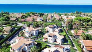 arial view of a suburb with houses at Sole Mare Deluxe in Campofelice di Roccella