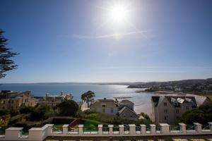 a view of the ocean from a house at Breathtaking Views at The Bay in Torquay