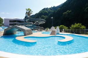 Sundlaugin á Hinotani Onsen Misugi Resort eða í nágrenninu