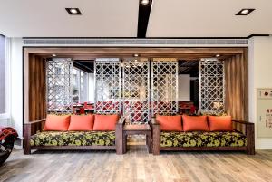 Istumisnurk majutusasutuses Home Rest Hotel