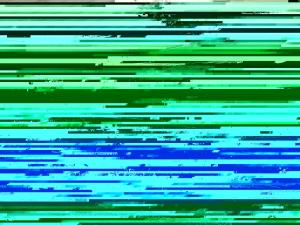 a close up of a green and blue computer screen at Holiday Home Mukan maja by Interhome in Köngäs