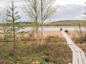 a path leading to a body of water at Holiday Home Hoviranta by Interhome in Veskoniemi