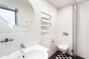 Kupatilo u objektu Rannahotell