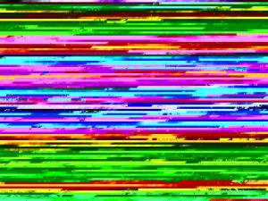 a close up of a computer screen with colored lines at Holiday Home Kelohippu 2 by Interhome in Pyhätunturi +10 photos