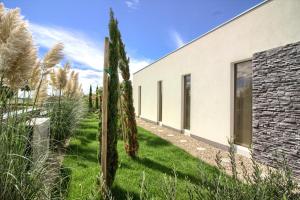 Zahrada ubytování Charming villa Darte with private pool near Rovinj, extra pool heating available