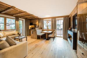 Posezení v ubytování Pepi's Suites - Lechtal Apartments