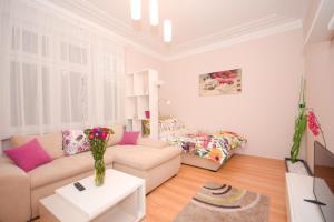 Prostor za sedenje u objektu Apartment Mina