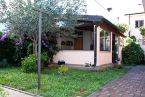 Zahrada ubytování Apartments Merlin