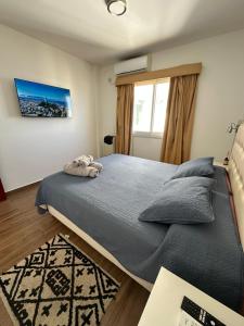 a bedroom with a large bed and a window at Dpto 15 - Colon - 2 DORMITORIOS - PQ ALQUILERES TEMPORARIOS in Colón