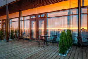 Balkón nebo terasa v ubytování Pirita Beach Apartments & SPA