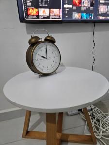 a clock sitting on top of a table at Upscale homes in Ongata Rongai 