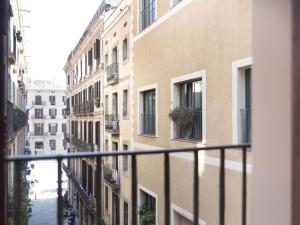 a view from a balcony of a building at Decô Apartments Barcelona-Born Apt. in Barcelona