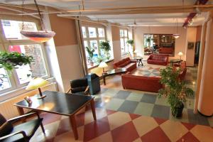 Posezení v ubytování Die Fabrik - Hostel