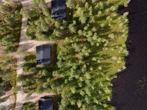 an overhead view of a group of trees at Holiday Home Jormakka by Interhome in Levi