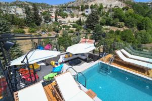 an image of a swimming pool on a house at Arawan - Boutique Art Hotel - Tannourine in Batroûn