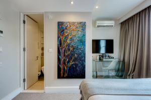 Ένα ή περισσότερα κρεβάτια σε δωμάτιο στο Hotel 55
