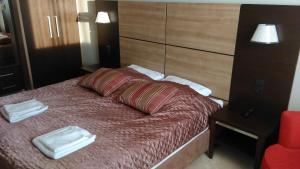 Posteľ alebo postele v izbe v ubytovaní ApartamentyPrzyMorzu Diva 553