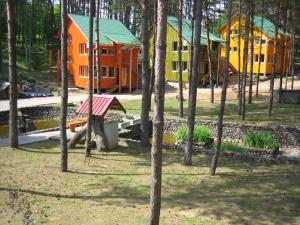 Children's play area sa Holiday Complex Šilaičiai