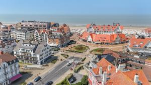 an aerial view of a city with buildings at Parkhouse C0 in De Haan