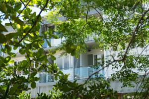 Un jardín fuera de Heart Hotel and Gallery Whitsundays