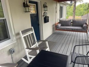 Harland House tesisinde bir oturma alanı