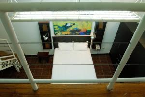TV a/nebo společenská místnost v ubytování Casa Taller Ramirez