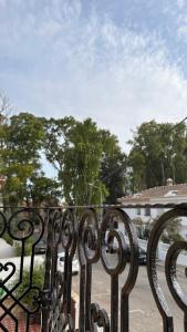 a group of black metal gates in a park at H Nieves Playa in Chipiona +14 photos