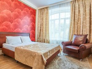 Кровать или кровати в номере Отель Бонжур на Казакова