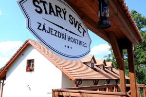 Certifikát, hodnocení, plakát nebo jiný dokument vystavený v ubytování Starý Svět