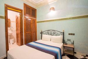 Letto o letti in una camera di Riad Saad