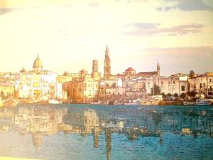 a view of a city from the water at B&B Casa Dolce Casa Monopoli in Monopoli