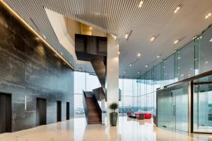 TV a/nebo společenská místnost v ubytování Hotel Ora Incheon