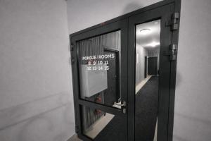 a door with a sign that reads prayer rooms at Hotel Bukowiec in Legionowo