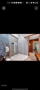 two pictures of a living room and a house at Beach House Living in Gordonʼs Bay +43 photos