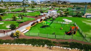an aerial view of a park with a playground at Santa Rosalìa - Casa Elsalie in Torre-Pacheco