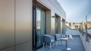 Uma varanda ou terraço em Lisbon Sao Bento Hotel