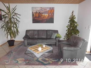 Ruang duduk di Lippetaler Gästehaus