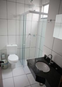 Koupelna v ubytování Sleep Hotel + 37 fotografií