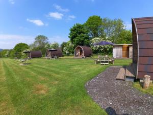 a group of camping huts in a grass field at Blossom in Welland +27 photos