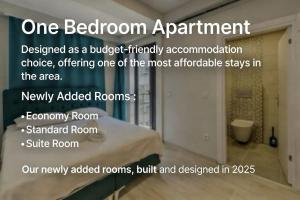 a one bedroom apartment described as a budget friendly emergency accommodation at Kadıköy Miski Amber in Istanbul +2 photos
