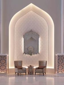 Posezení v ubytování Bab Al Qasr Hotel