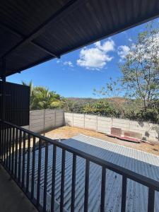 a view from the balcony of a house at Villa Sonia in Caldera