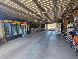an empty building with a lot of shops at Commercial Hotel in Birchip