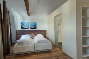 Letto o letti in una camera di Gasthof Eisenbahn