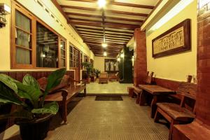 Χώρος καθιστικού στο Griya Langen Guesthouse