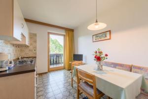 Kuchyň nebo kuchyňský kout v ubytování Garni-Residence Villa Paul