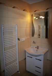 Koupelna v ubytování Penzion Stodolisko