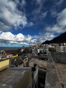 a view of a city from the roof of a building at Cozy Home with Terrace Views! in Ponta do Sol