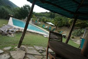Bazén v ubytování Agriturismo Podere Palazzuolo nebo v jeho okolí